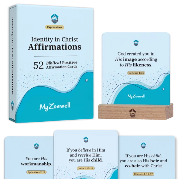 Identity in Christ Affirmations Christian affirmation card deck preview