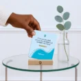 Identity in Christ Affirmations card inserted into card stand